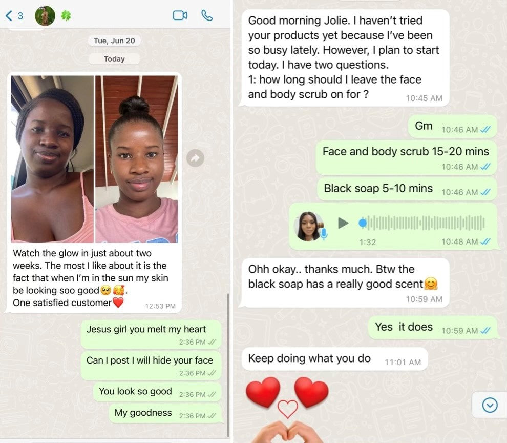 Radiant glow hot chocolate kit for dark/brown skin