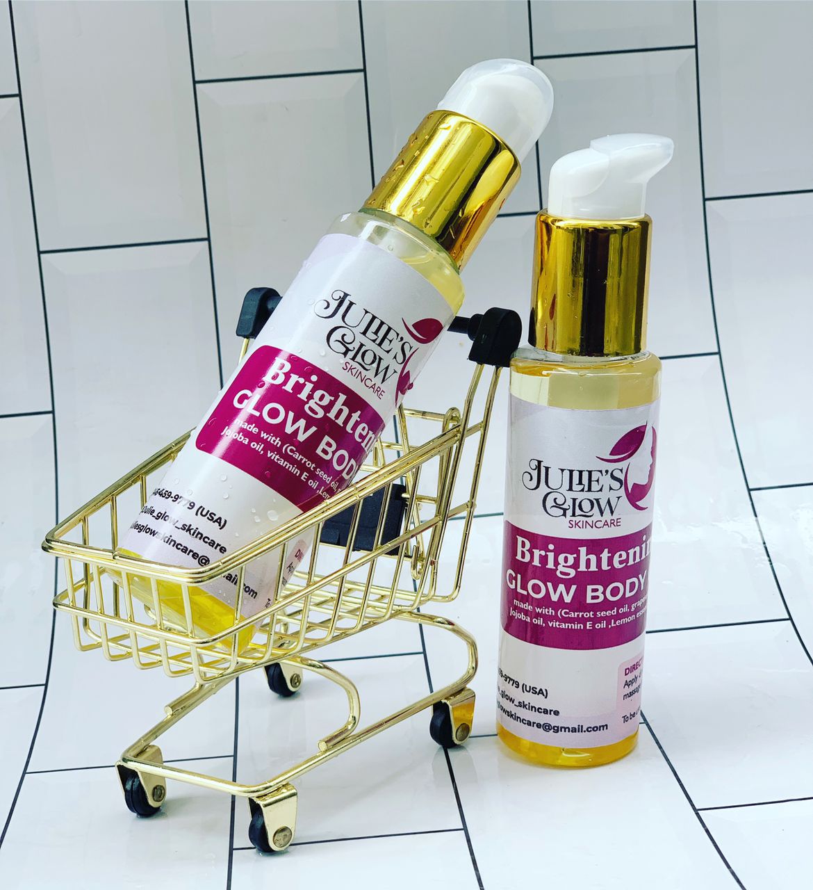 Brightening Glow luxury Body Oil on sale