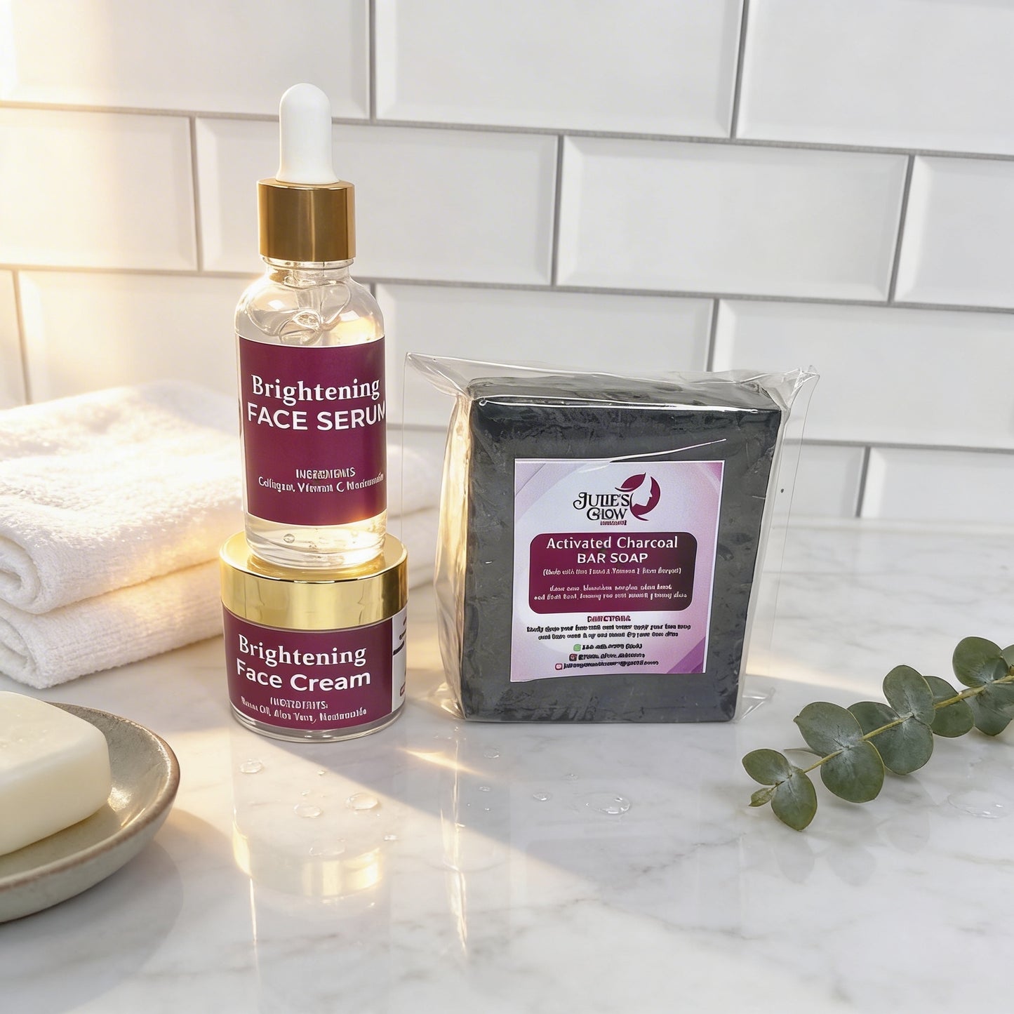 Starter 3 piece healing face kit with serum pre order shipped September 15th