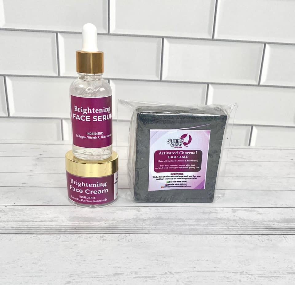 3 piece starter healing kit with small face cream which is 30ML size (pre-order)