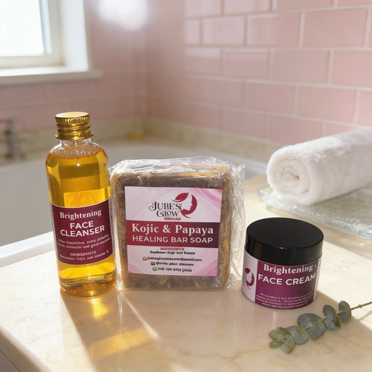 3 piece starter healing kit with cleanser( 3 step routine)