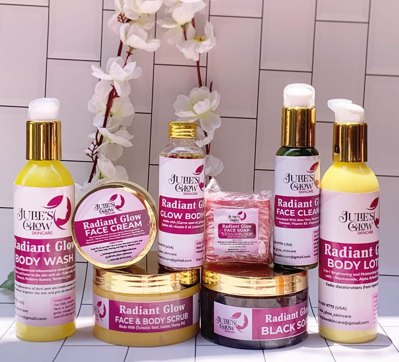 Radiant glow hot chocolate kit for dark/brown skin