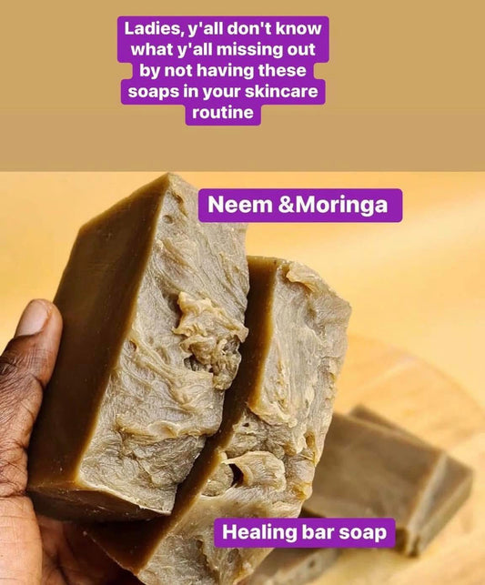 Neem healing bar soap for kids and adults